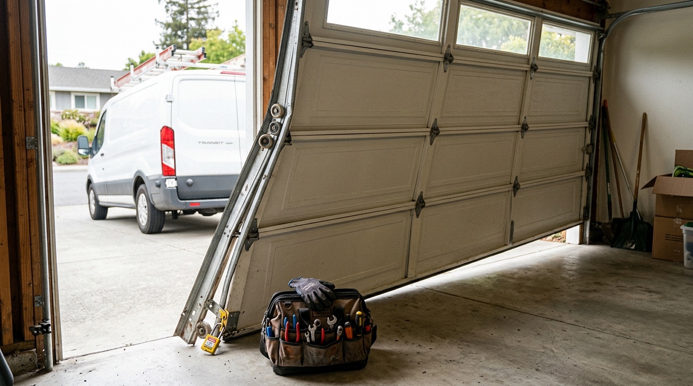 Off-Track Door Repair service photo