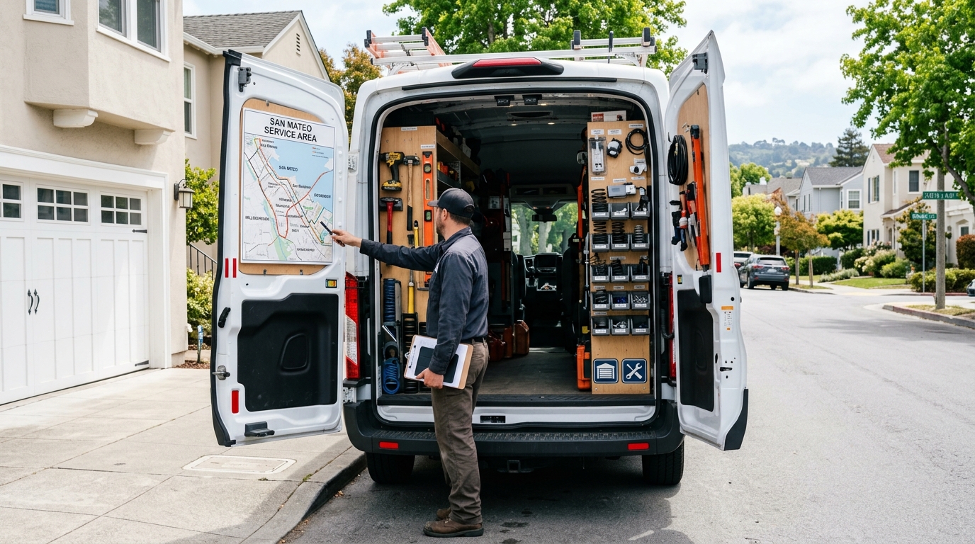 San Mateo Garage Door Service Area