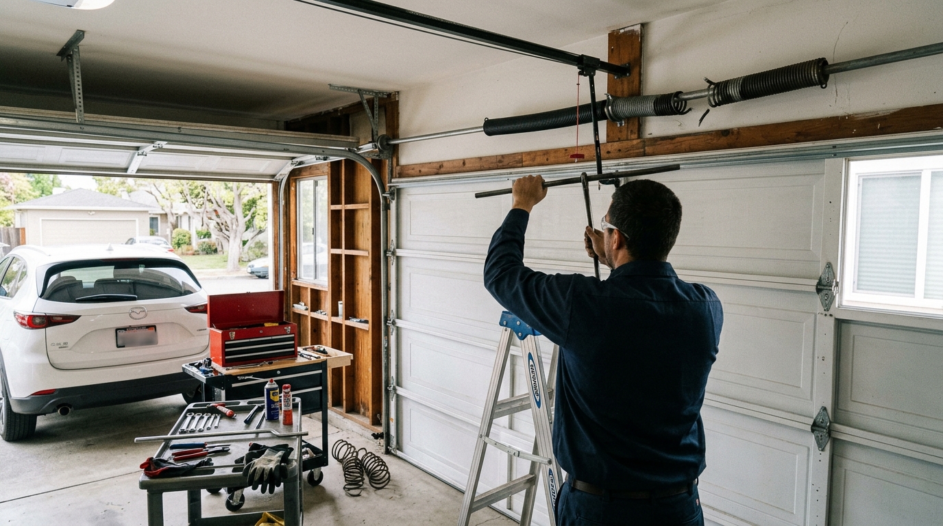 Garage Door Spring Replacement service photo