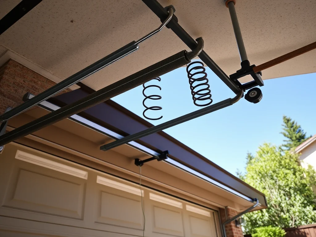 Garage Door Spring Repair editorial image for San Mateo garage door service